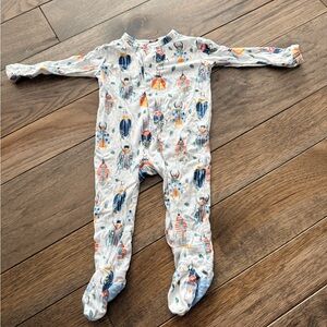 Posh Peanut Multicolor Bug Print Footie